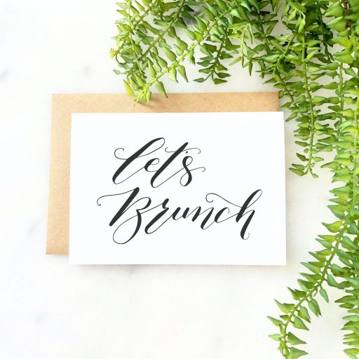 LET'S BRUNCH CARD