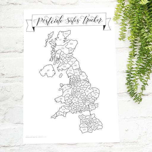 A3 Postcode Map