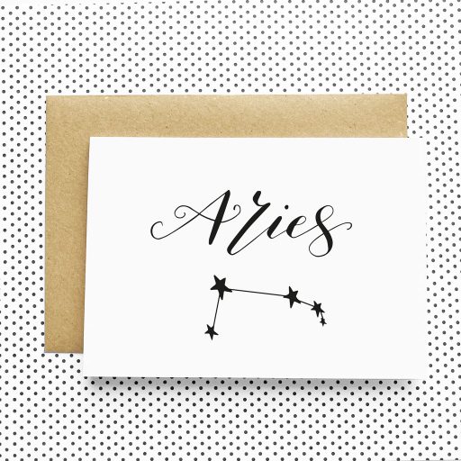 Aries Greeting Card