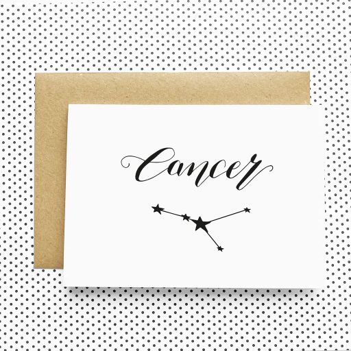 Cancer Star Sign Card