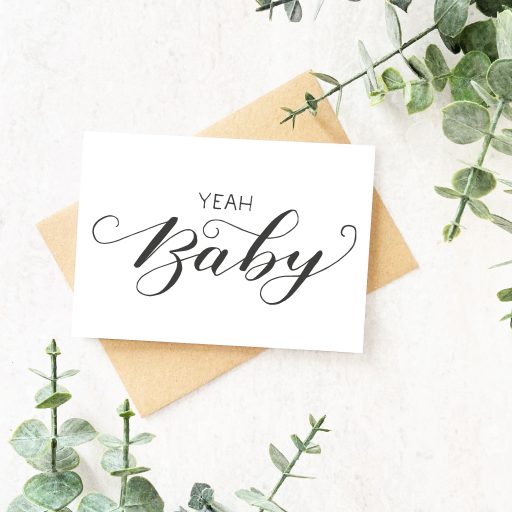yeah baby card
